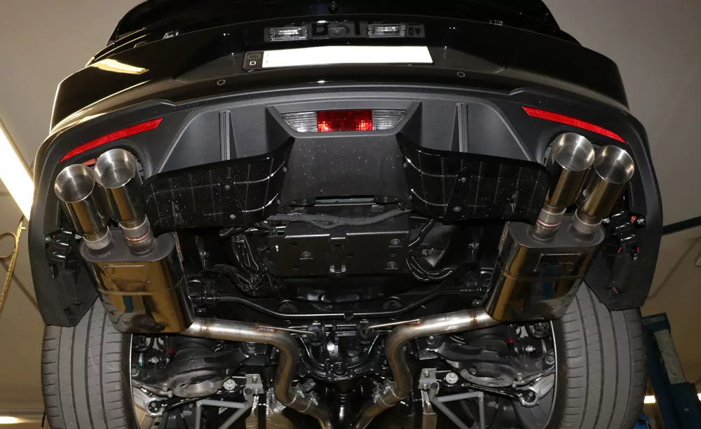 Ford Mustang VI Facelift Coupe & Convertible - 8 -Zylinder Endschalldämpfer rechts/links - 2x100 Typ 25 rechts/links