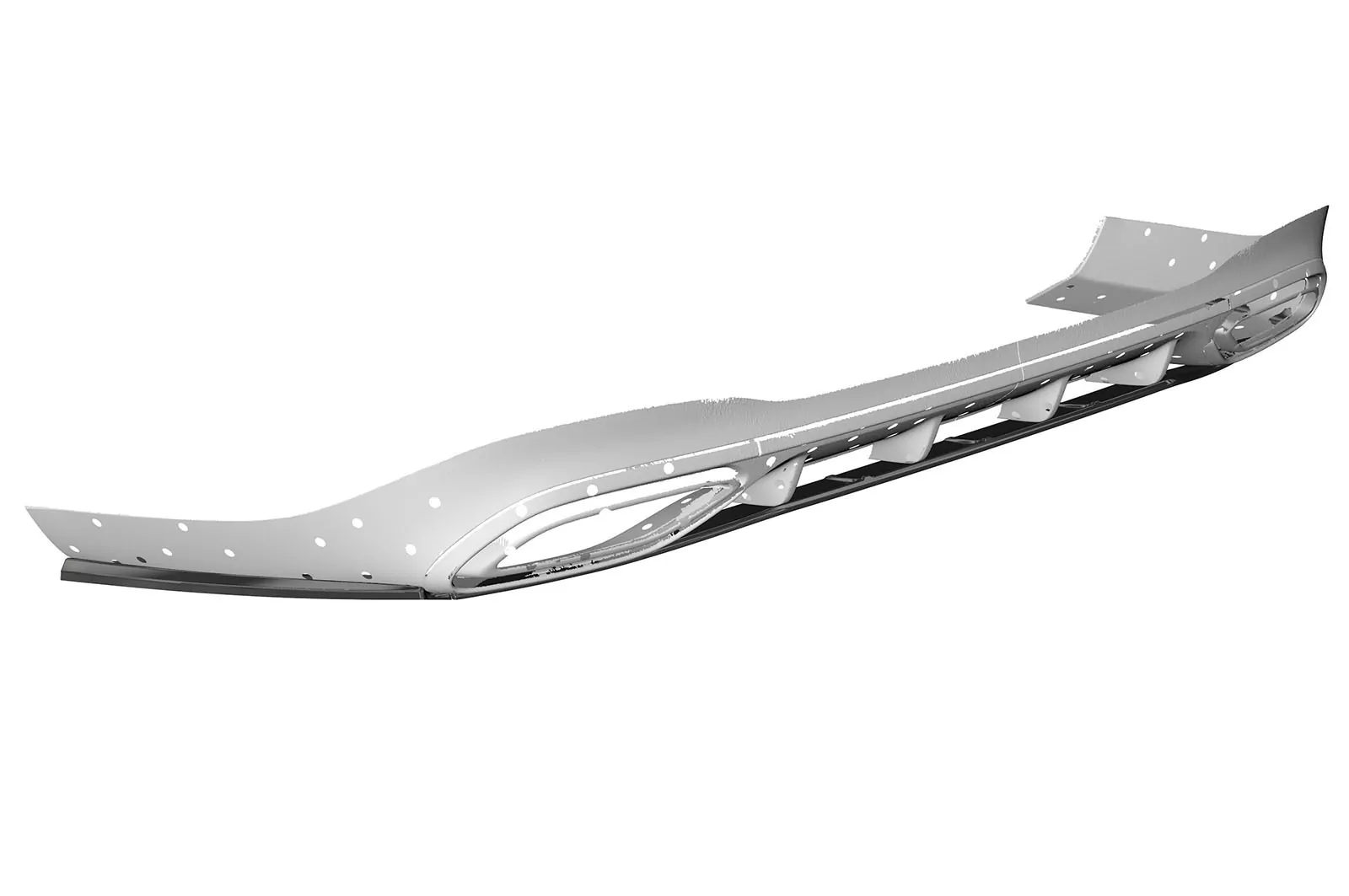 Heckansatz für Mercedes Benz CLA X118 AMG-Line HA265-M Carbon Look (matt)