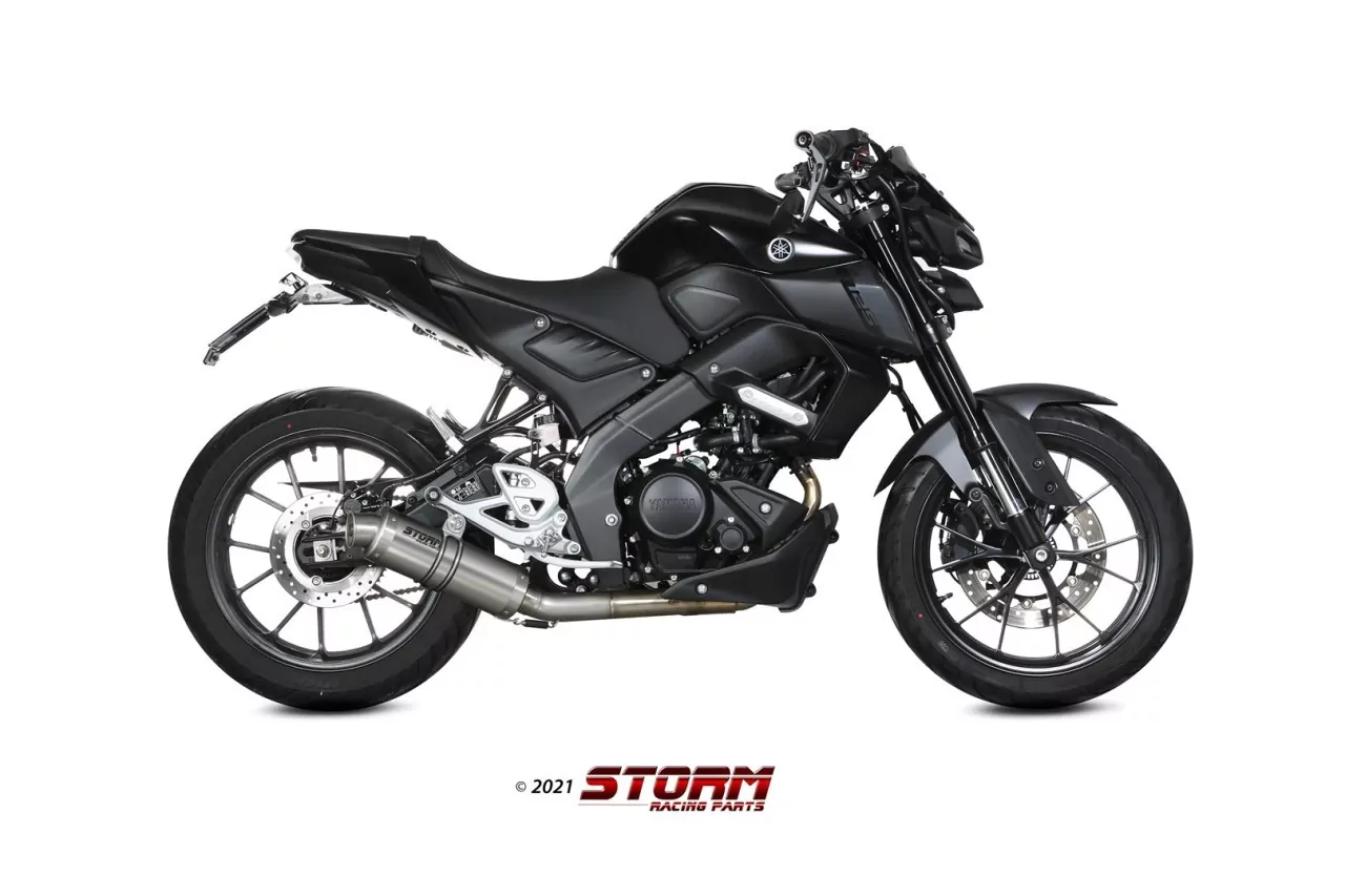 Storm By MIVV GP Edelstah YAMAHA MT 125 21-23 - YZF-R 125 19-23