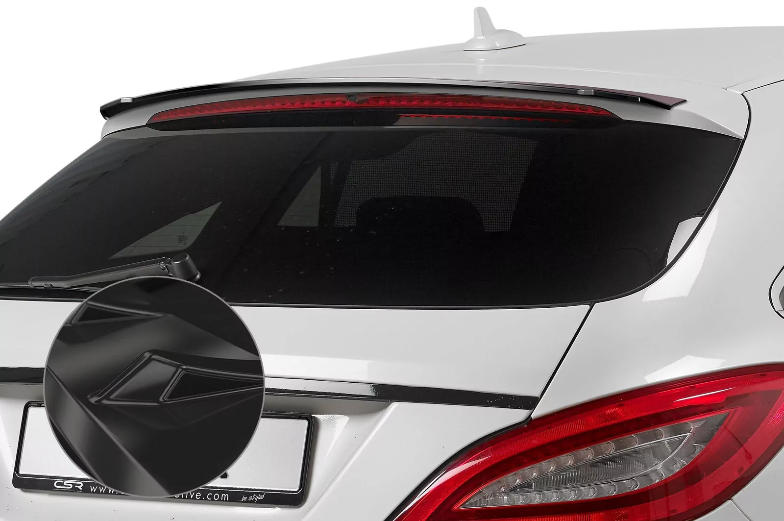 Heckflügel mit ABE für Mercedes Benz CLS X218 AMG-Line Glossy (schwarz hochglanz)