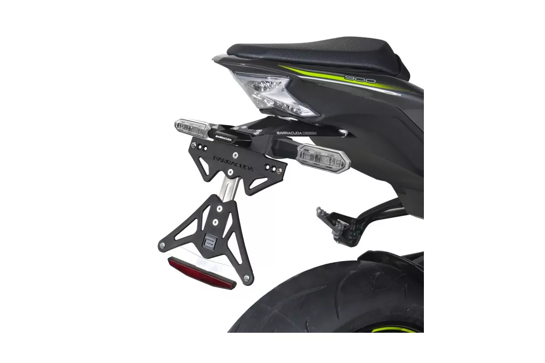 Barracuda Kennzeichenhalter für Kawasaki Z900 2017-2020 für Originalblinker