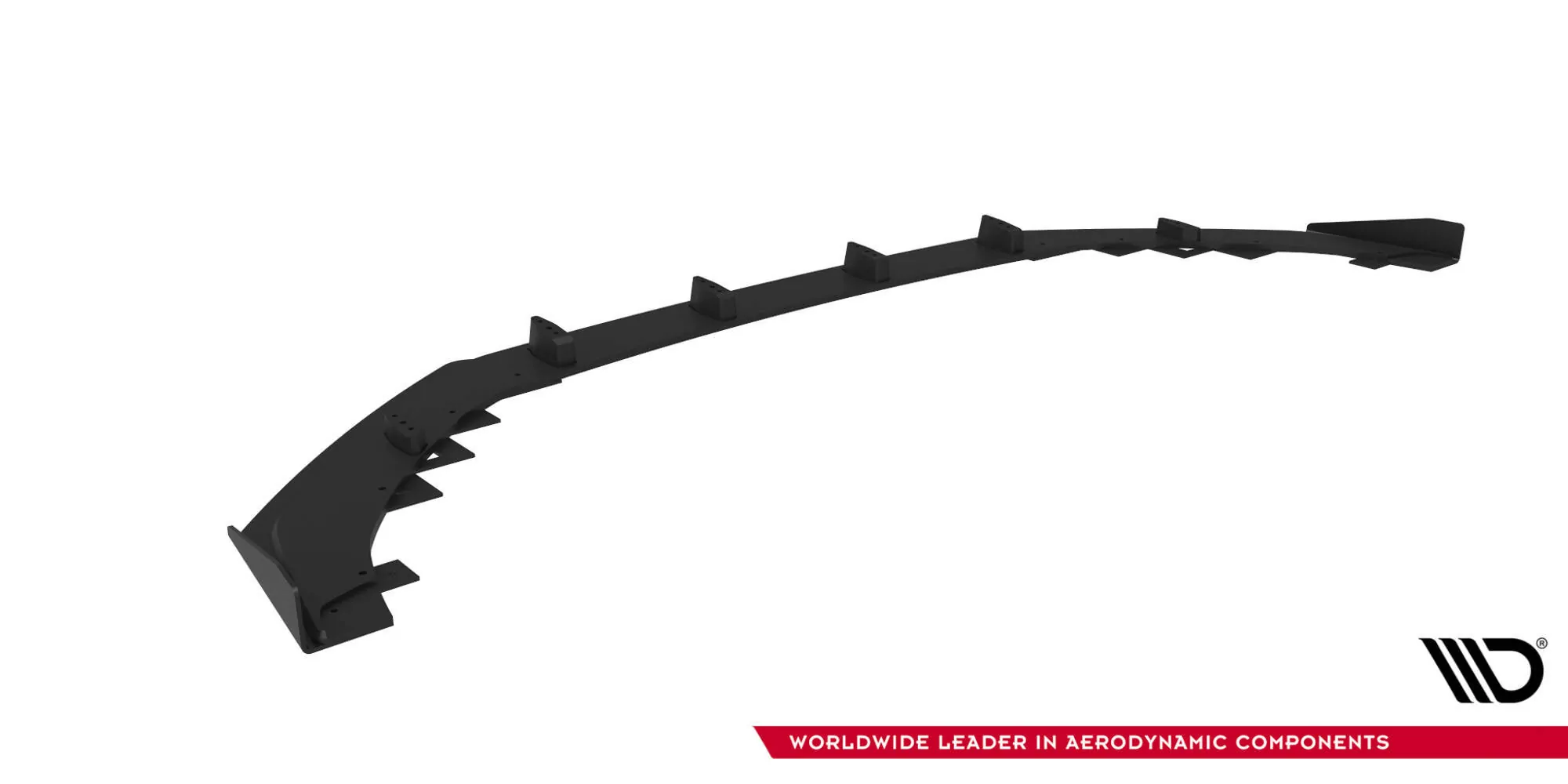 Street Pro Front Ansatz Für +Flaps Für + Flaps Audi RS5 Coupe / Sportback F5 Schwarz Hochglanz