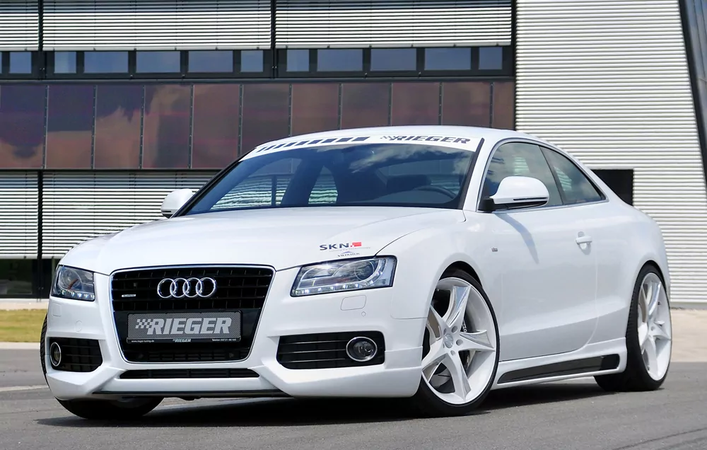 Rieger Spoilerschwert für Audi A5 (B8/B81) | Coupé 06.07-07.11 (bis Facelift) für Spoilerlippe 55401/55406