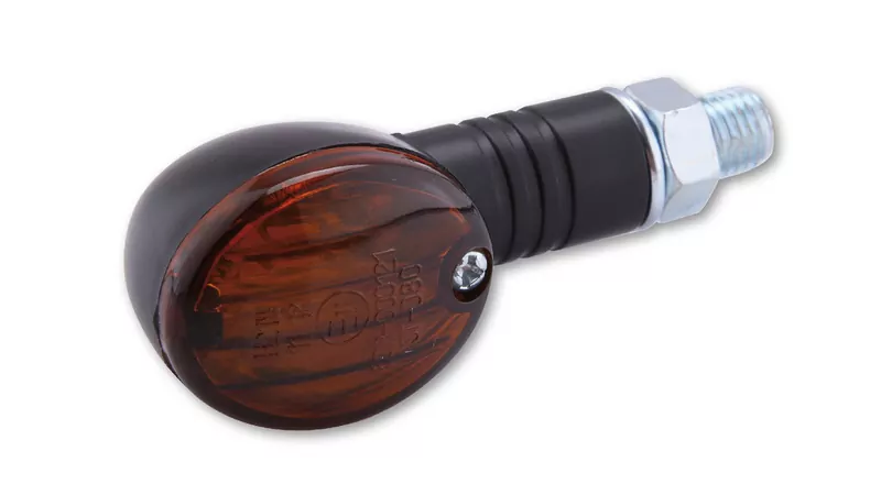 SHIN YO Micro Flash Mini Indicators Black/Orange E-Approved (Pair)