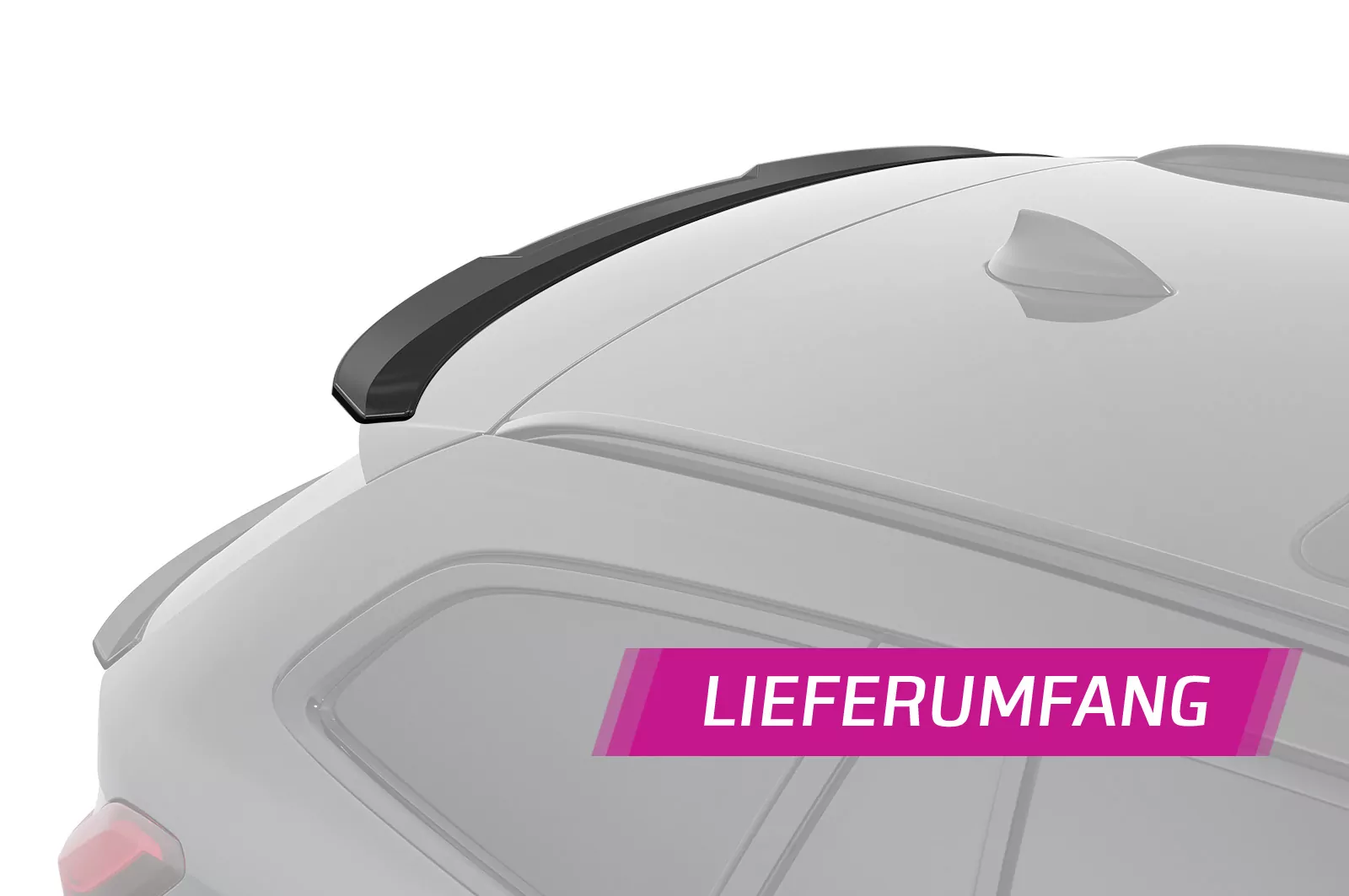 Heckflügel mit ABE für BMW 3er G21 HF765-M Carbon Look (matt)