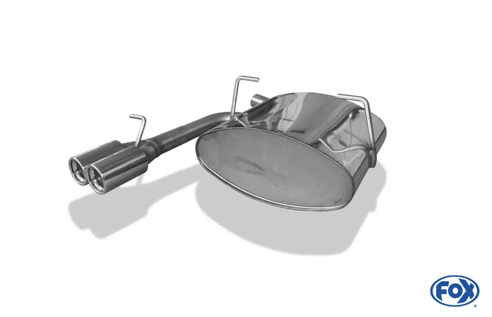 Mini Cooper Cabrio R52  Endschalldämpfer Ausgang mittig - 2x76 Typ 13