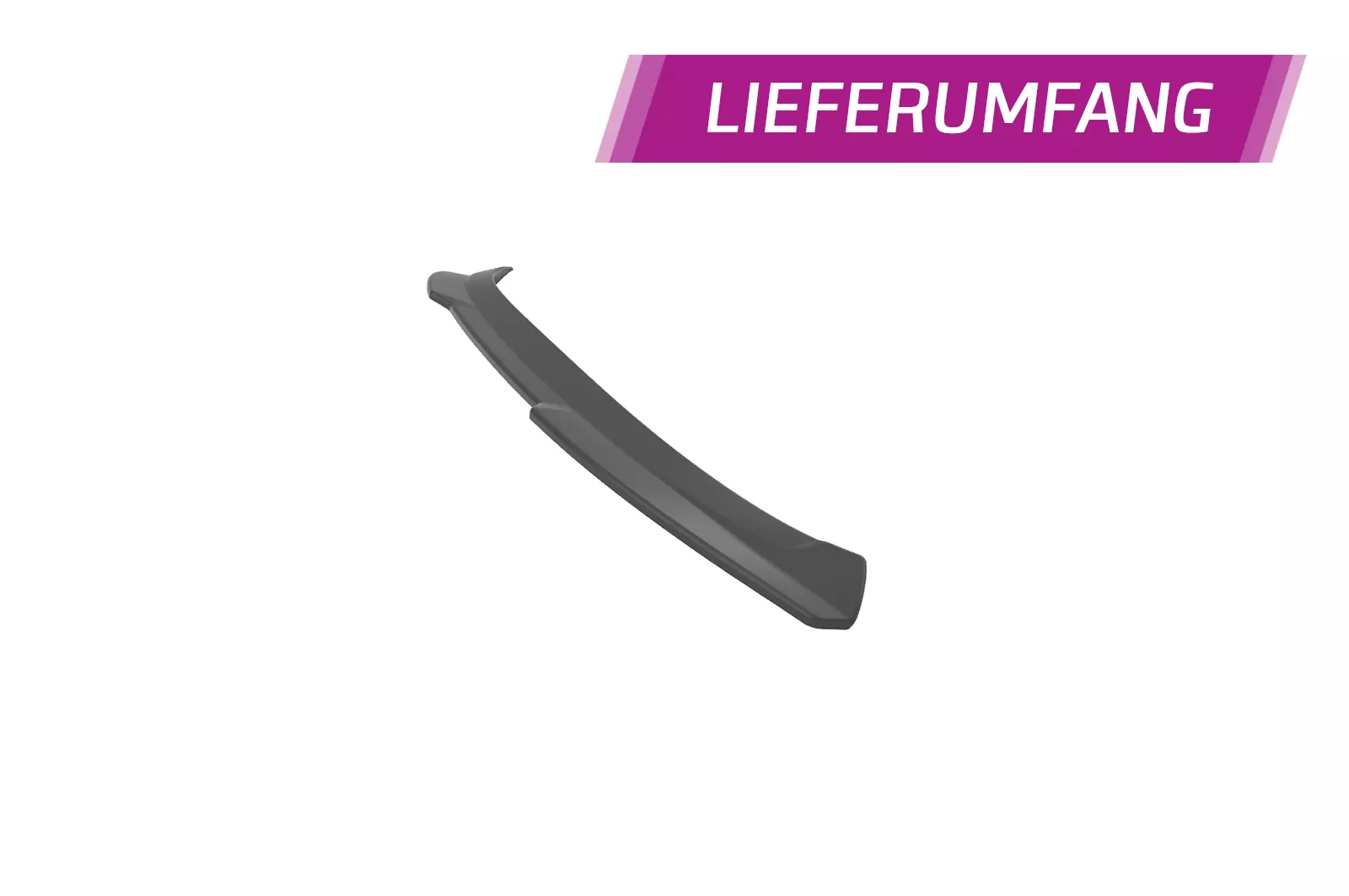 Heckflügel mit ABE für Skoda Kodiaq HF916 Schwarz Strukturiert