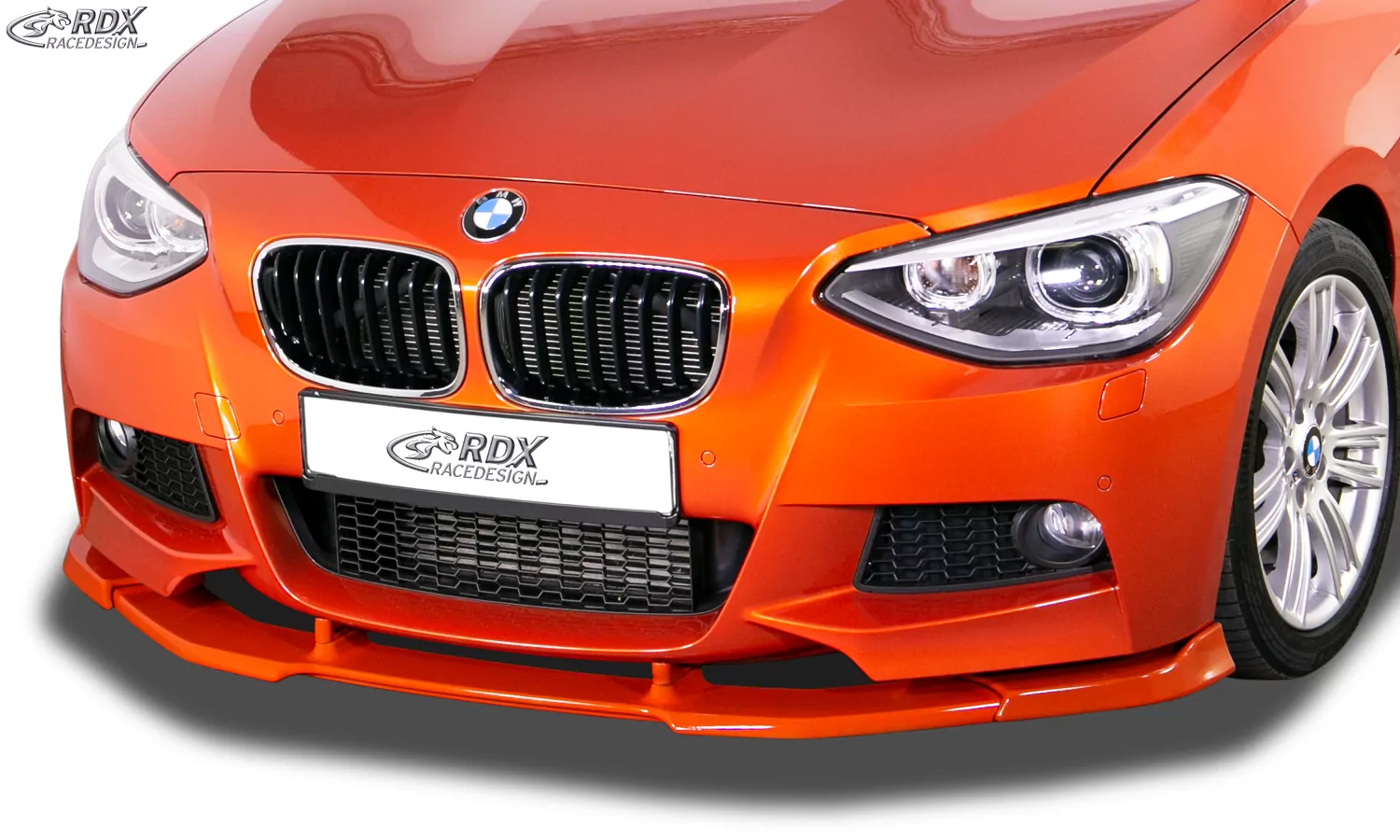 RDX Frontspoiler VARIO-X für BMW 1er F20 / F21 2011-2015 (M-Paket bzw. M-Technik Frontstoßstange) Frontlippe Front Ansatz Vorne Spoilerlippe