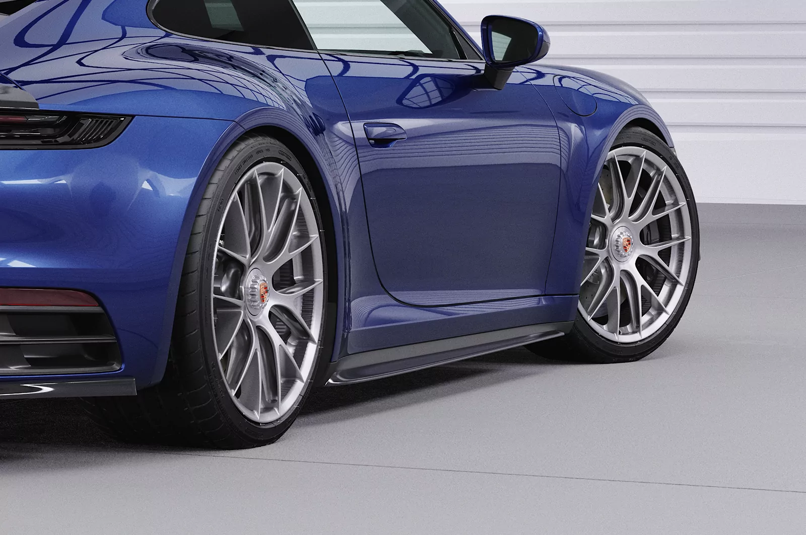 Seitenschweller für Porsche 911/992 SS471 Strukturiert (schwarz matt)