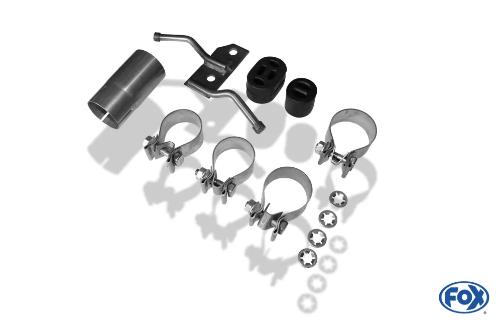 Mercedes C-Klasse 4 Zylinder - W204/S204 AMG-Paket  Endschalldämpfer rechts/links mit Y-Verbindungsstück - 2x70 Typ 16 rechts/links