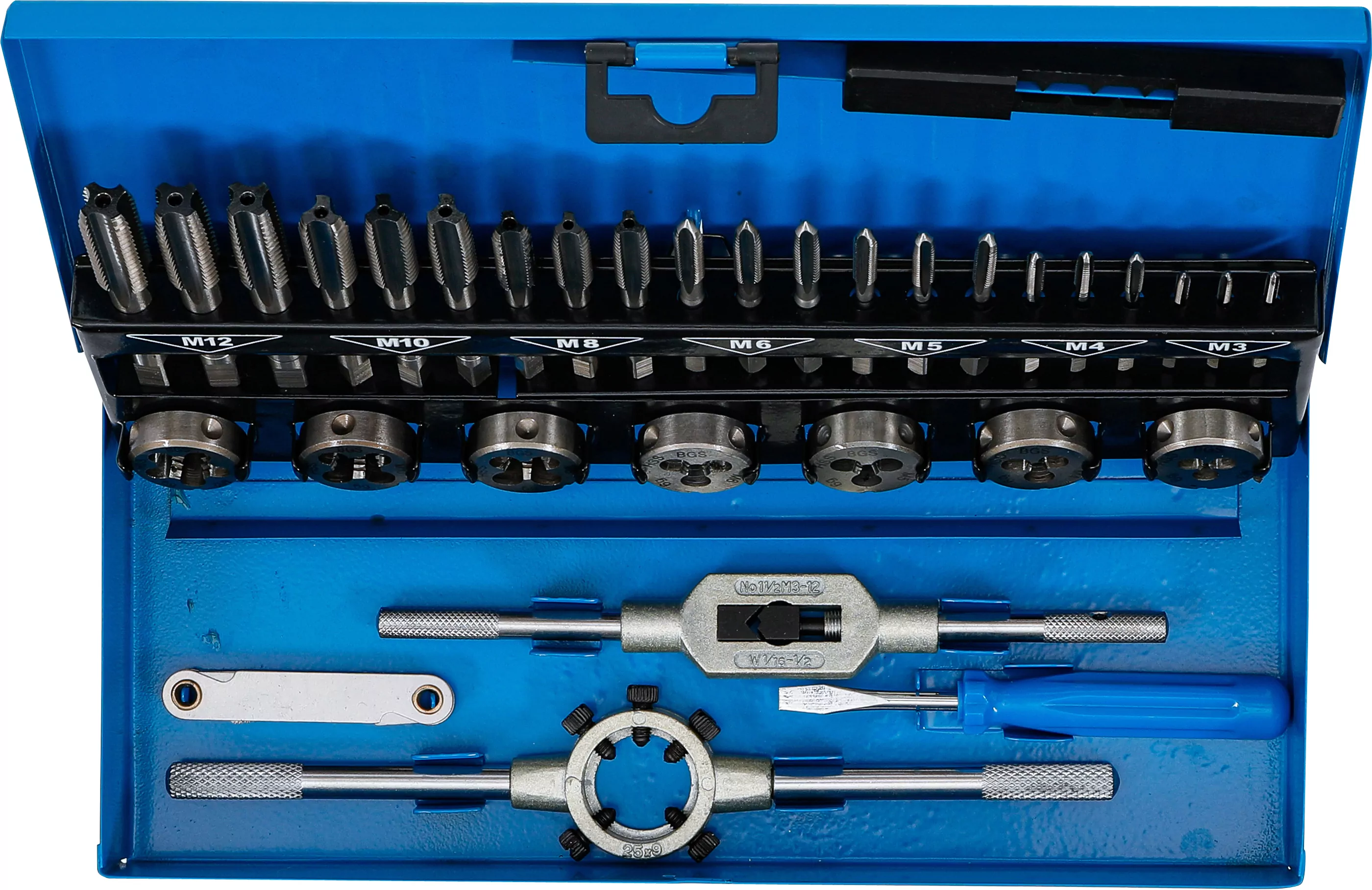 Gewindeschneid-Satz | M3 - M12 | 32-tlg.