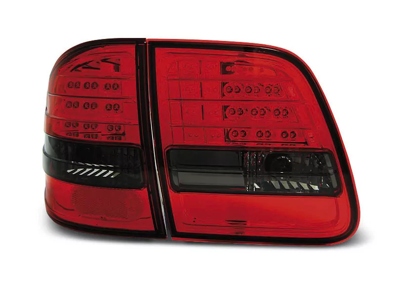 Led Tail Lights Red Smoke Fits Mercedes W210 95-03.02 Kombi