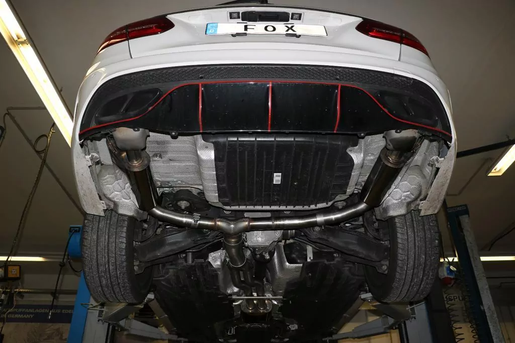 Mercedes C-Klasse 205 Limousine/ T-Modell/ Cabrio/ Coupe  Endschalldämpfer rechts/links mit Endrohrtulpen