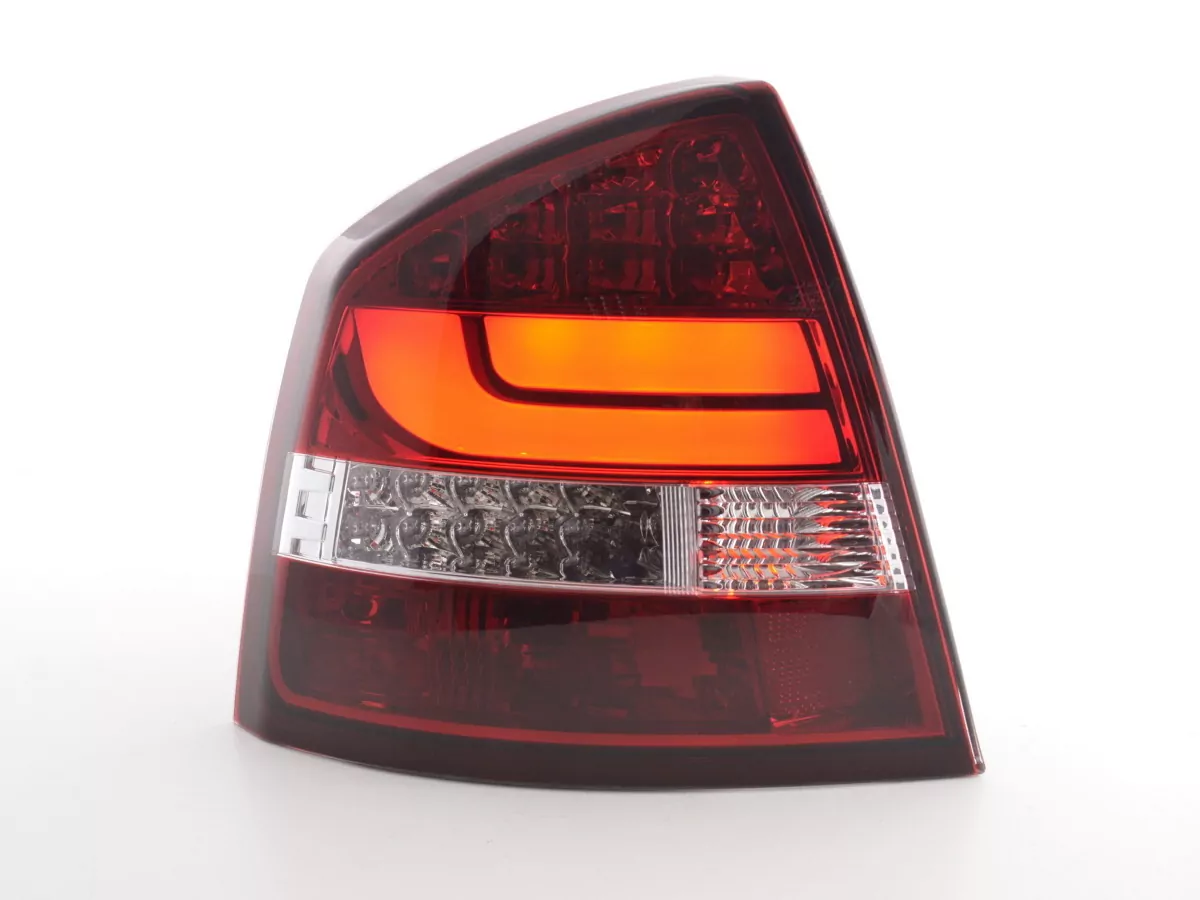 LED Rückleuchten Set Skoda Octavia 1Z Limo Bj. 05-12 rot/klar