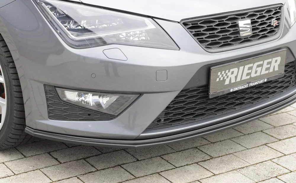 Rieger Spoilerschwert für Seat Leon FR (5F) | 5-tür. 01.13-12.16 (bis Facelift) für orig. FR-/ Cupra-Frontschürze