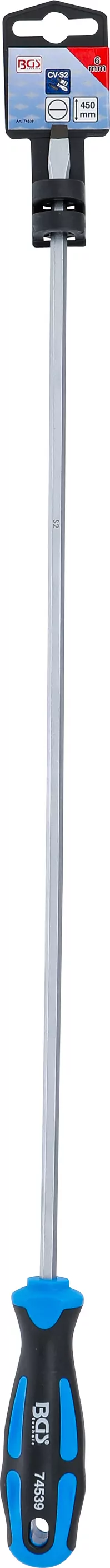 Schraubendreher | Schlitz 6 mm | Klingenlänge 450 mm