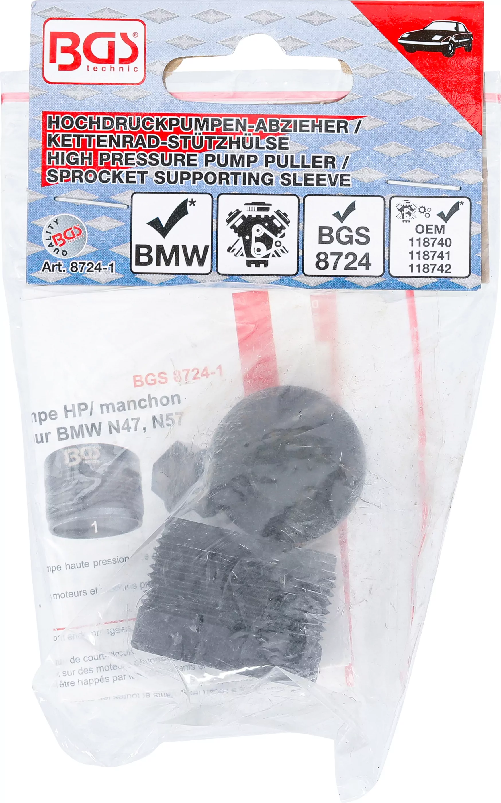 Hochdruckpumpen-Abzieher / Kettenrad-Stützhülse | für BMW N47 / N57