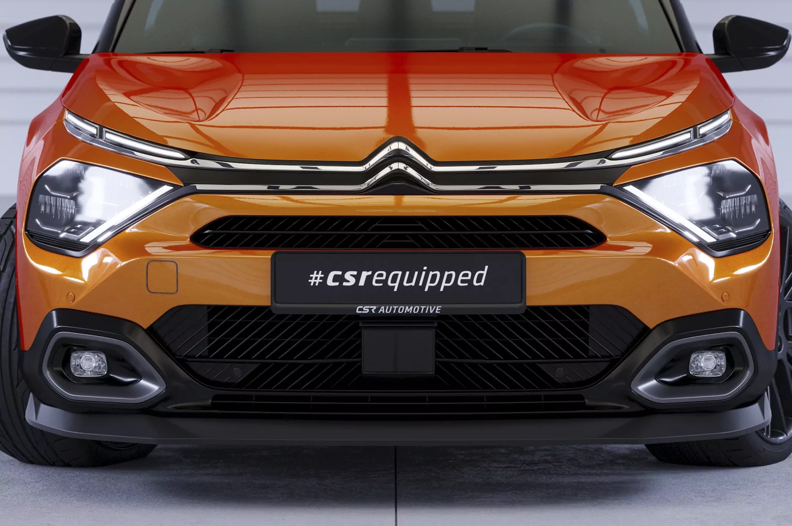 Cup-Spoilerlippe mit ABE für Citroen C4 (3. Gen) CSL730 Schwarz Strukturiert