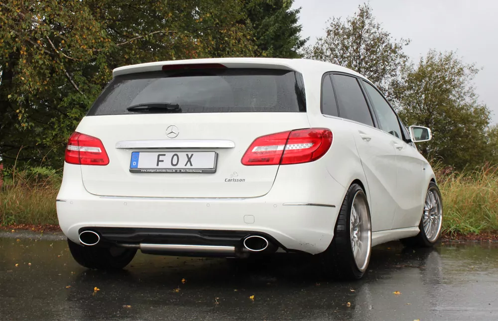 Mercedes B-Klasse - 246 - 4-matic  Endschalldämpfer quer Ausgang rechts/links - 140x90 Typ 32 rechts/links
