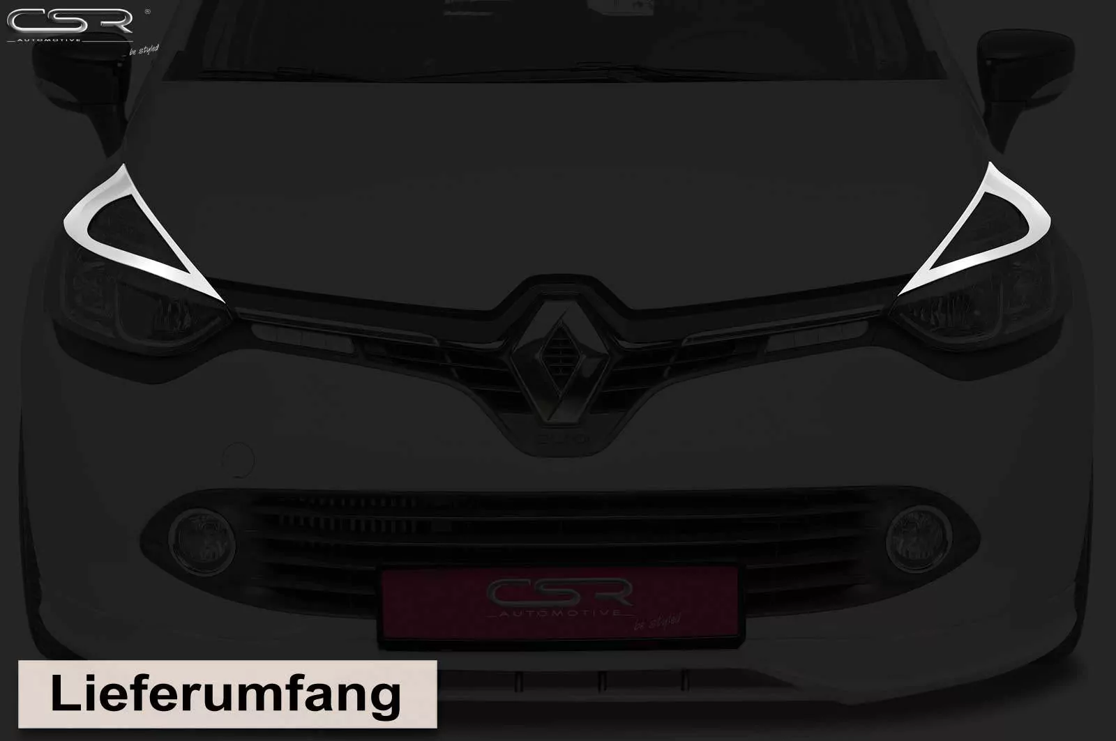 Scheinwerferblenden für Renault Clio IV Typ X98 SB245