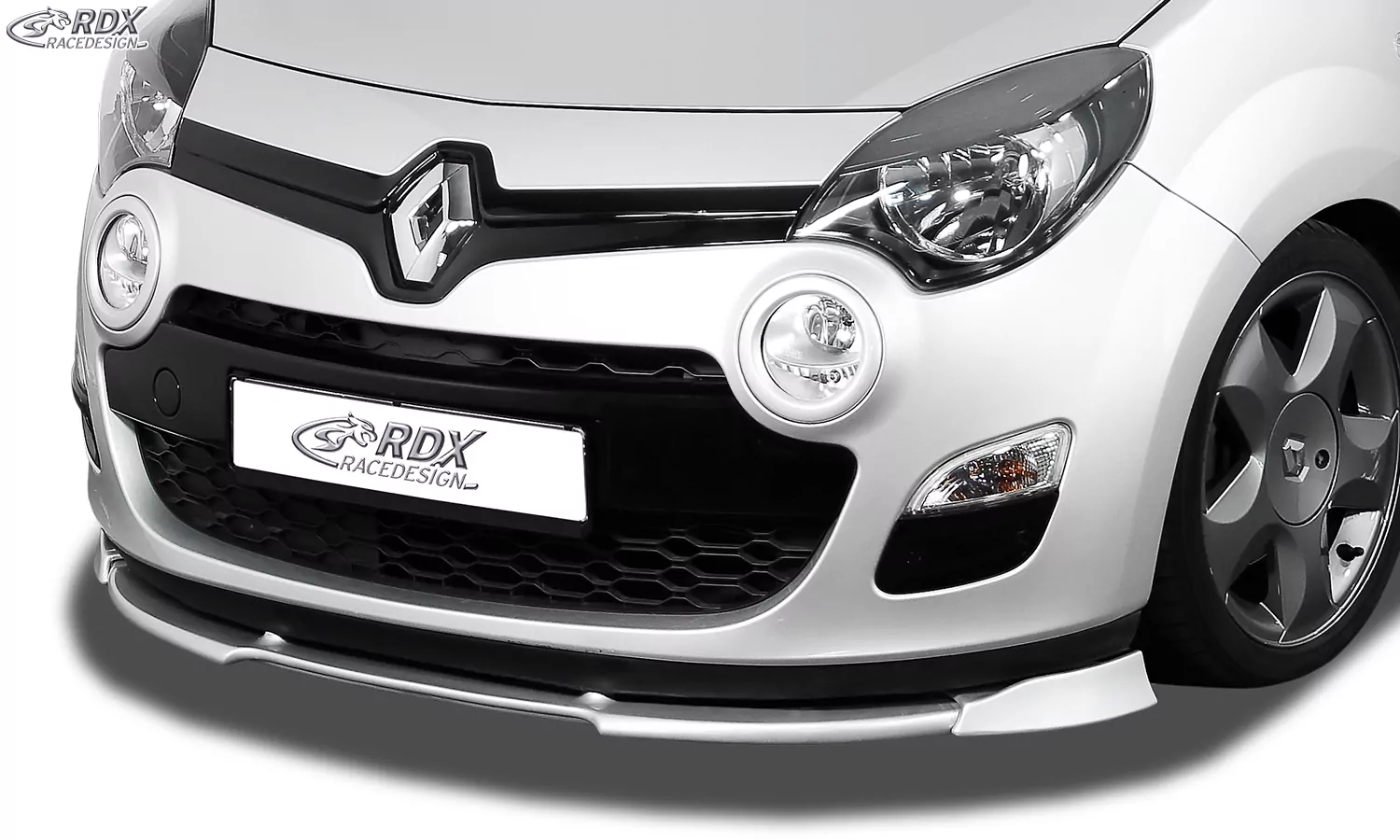 RDX Frontspoiler VARIO-X für RENAULT Twingo 2 Phase 2 2012-2014 Frontlippe Front Ansatz Vorne Spoilerlippe