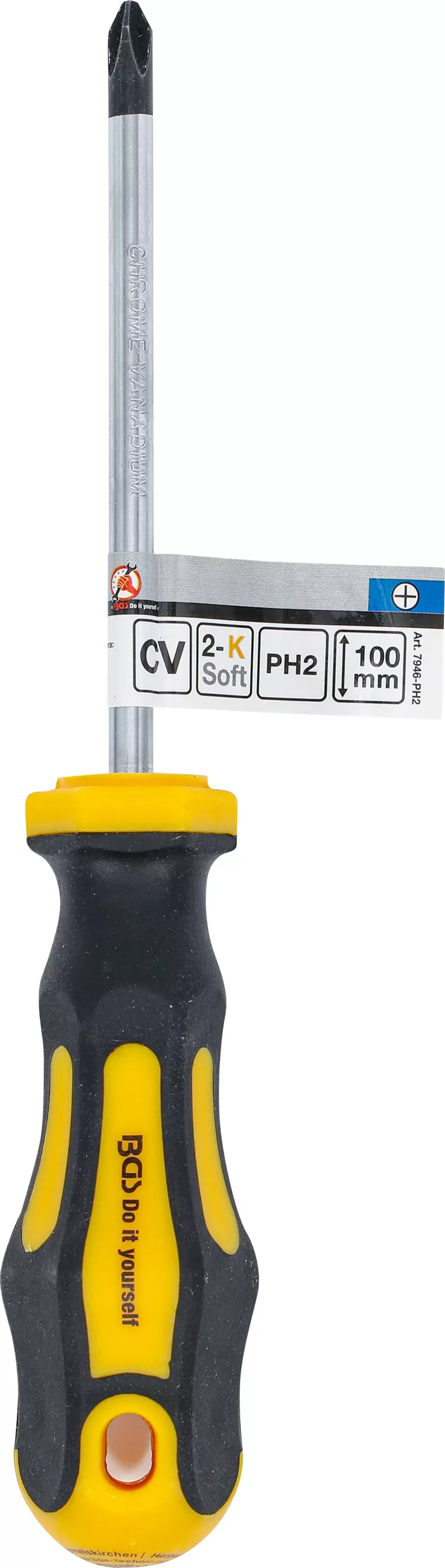 Schraubendreher | Kreuzschlitz PH2 | Klingenlänge 100 mm