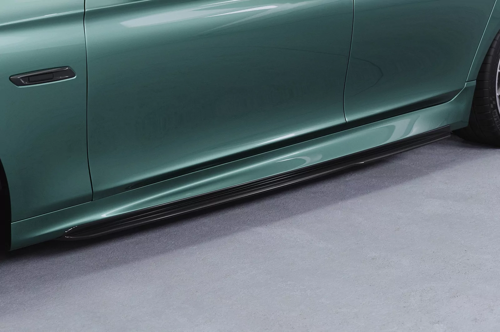 Seitenschweller für BMW 5er F10 / F11 M-Paket SS515 Schwarz Strukturiert