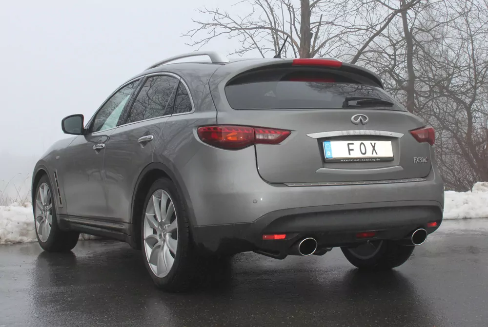 Infiniti FX30d  Endschalldämpfer quer Ausgang rechts/links - 129x106 Typ 32 rechts/links