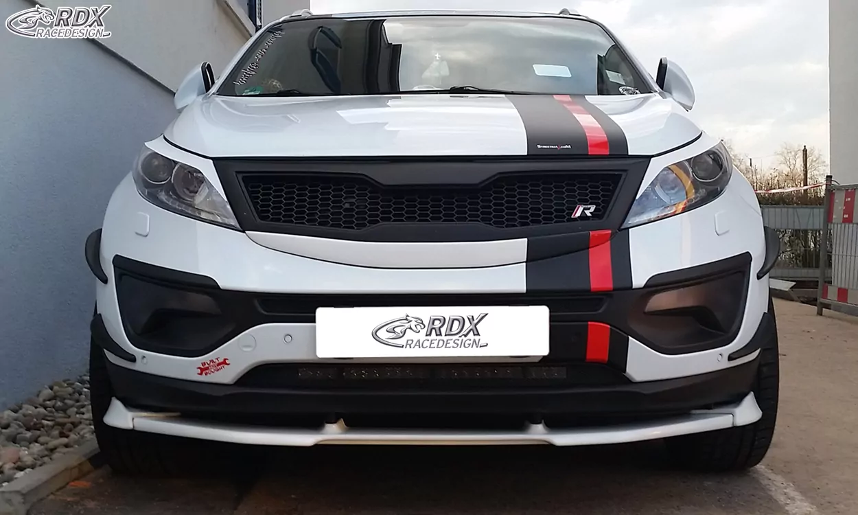 RDX Frontspoiler VARIO-X für KIA Sportage (SL) Frontlippe Front Ansatz Vorne Spoilerlippe