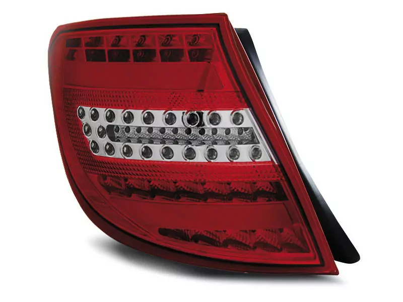 Led Bar Tail Lights Red Whie Fits Mercedes C-klasa W204 Kombi 07-10