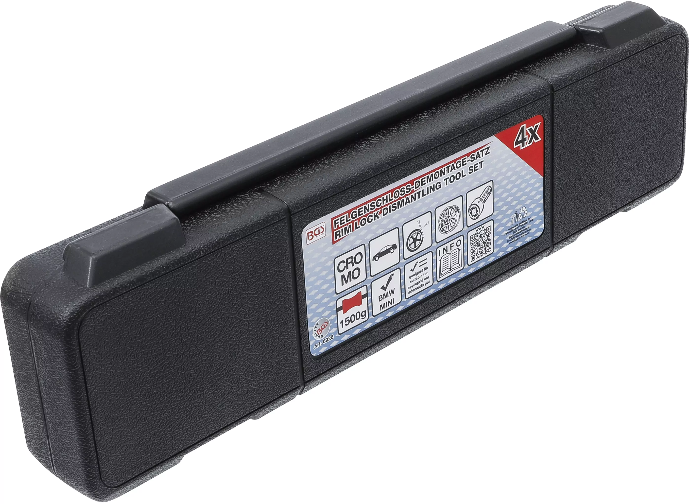 Felgenschloss-Demontage-Satz | für BMW, MINI | 4-tlg.