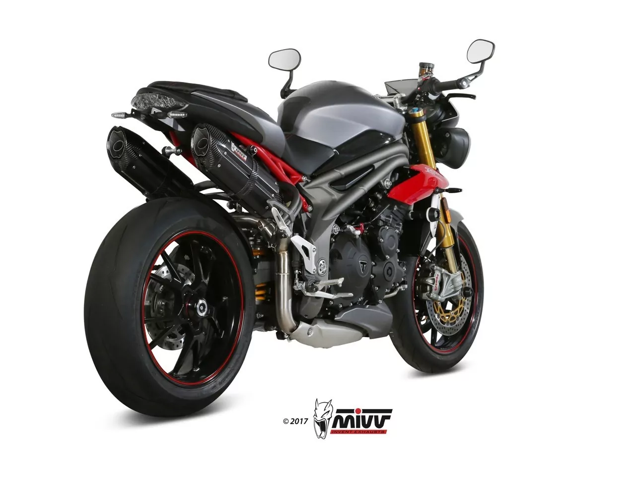 MIVV Suono Black Steel Triumph Speed Triple ´16-