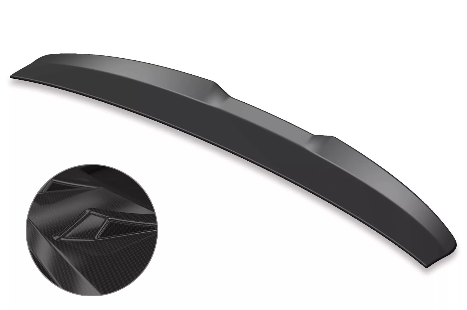 Heckflügel mit ABE für VW Caddy V HF706-C Carbon Look Hochglanz