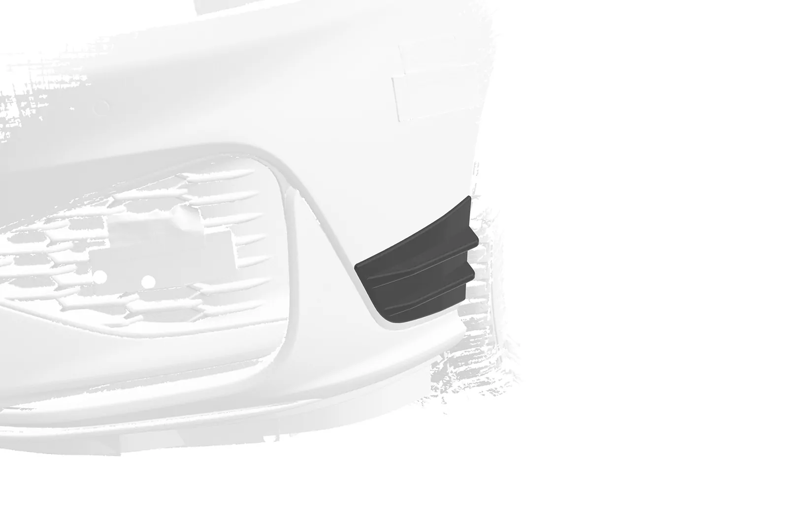 Performance Flaps für Hyundai I30 (PD) N / N-Line FP025 Schwarz Strukturiert