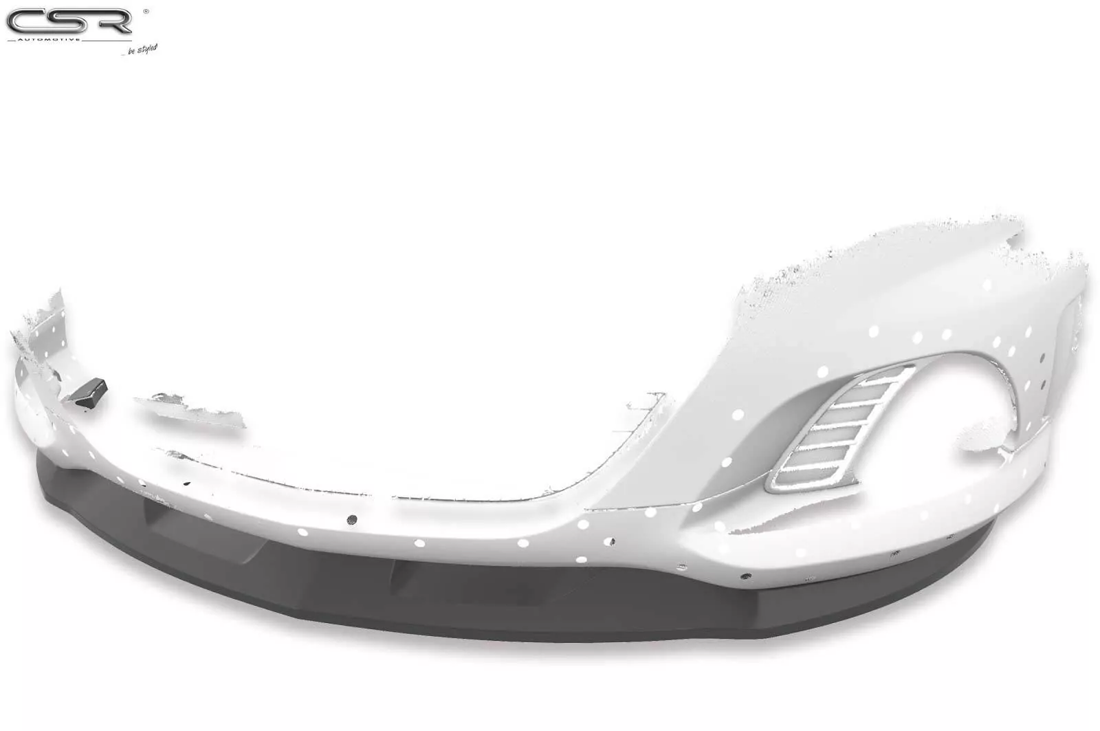 Cup-Spoilerlippe mit ABE für Opel Corsa D OPC CSL443-M Carbon Look (matt)