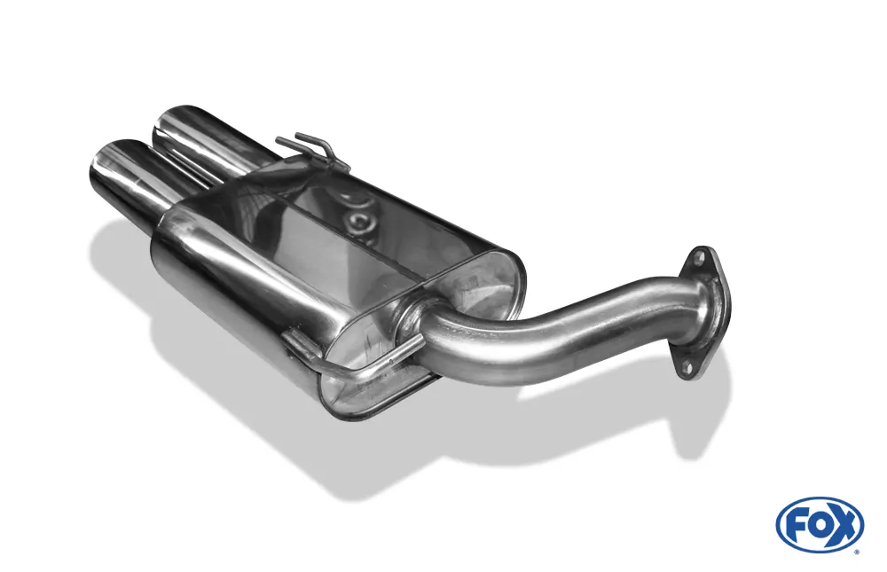 Hyundai Santa Fé 4x4 - TM  Endschalldämpfer - 2x106x71 Typ 32