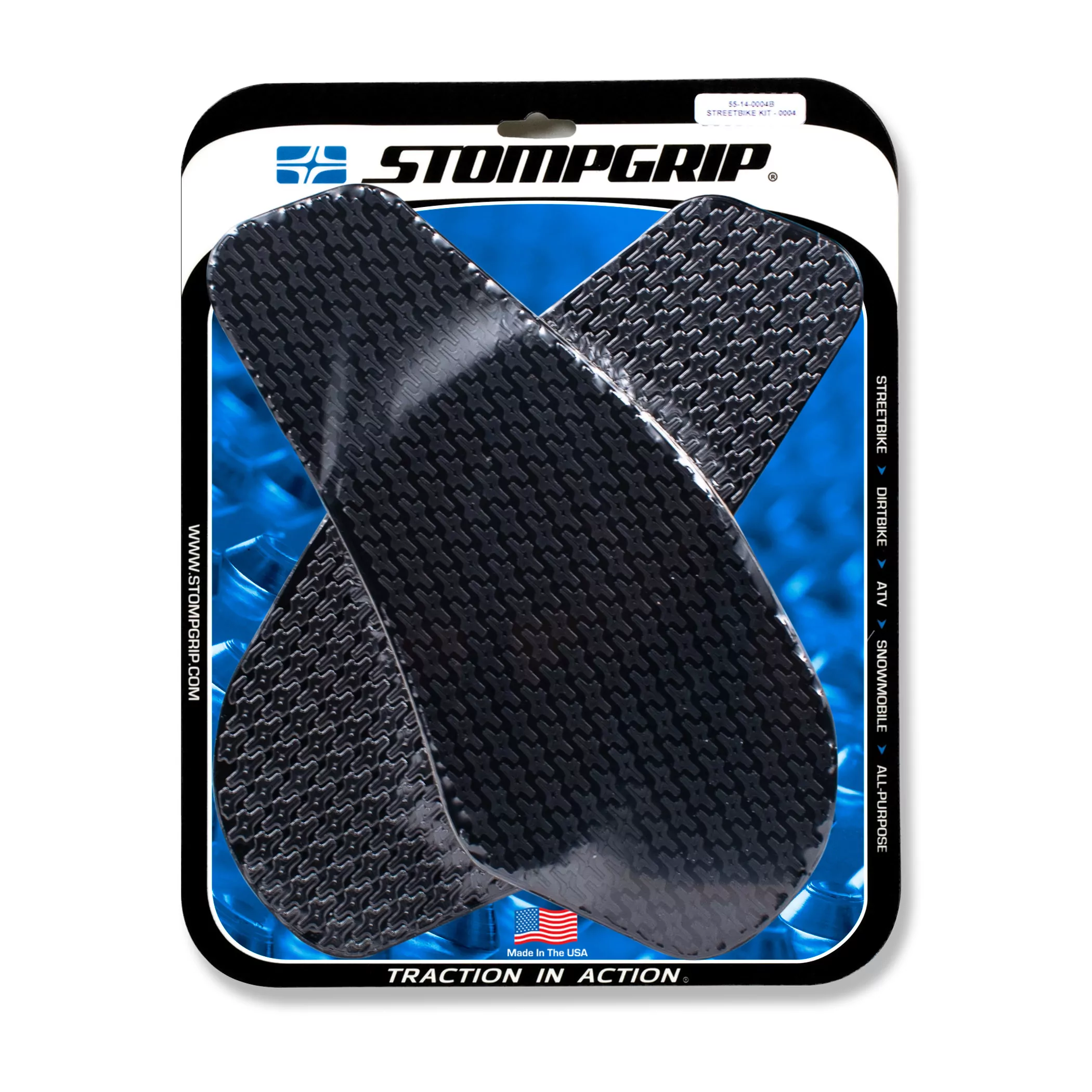 Stompgrip Traction Pad Icon für Yamaha YZF-R6 03-05 Schwarz