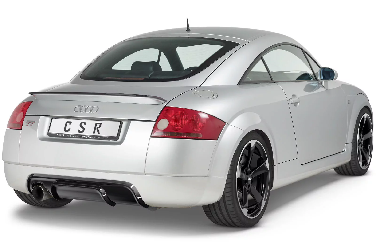 Heckansatz für Audi TT 8N HA248 Strukturiert (schwarz matt)