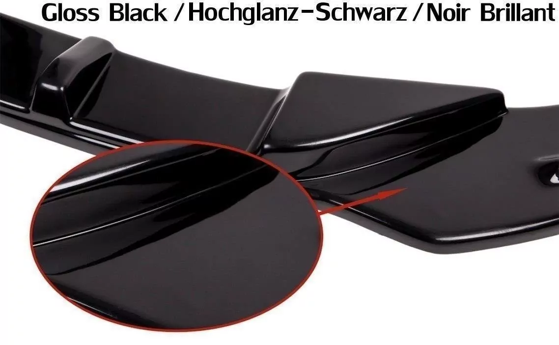 Front Ansatz Passend Für Passend Für OPEL VECTRA C (for OPC Line, Nach FL) Schwarz Hochglanz Schwarz Hochglanz
