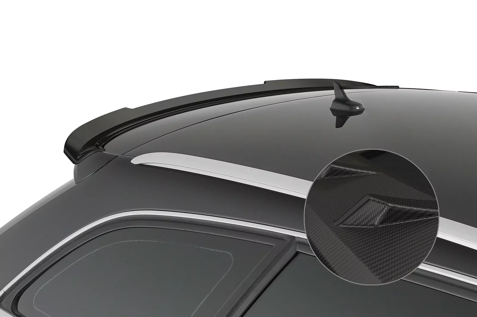 Heckflügel mit ABE für Audi A6 C7 4G Avant HF640-M Carbon Look (matt)