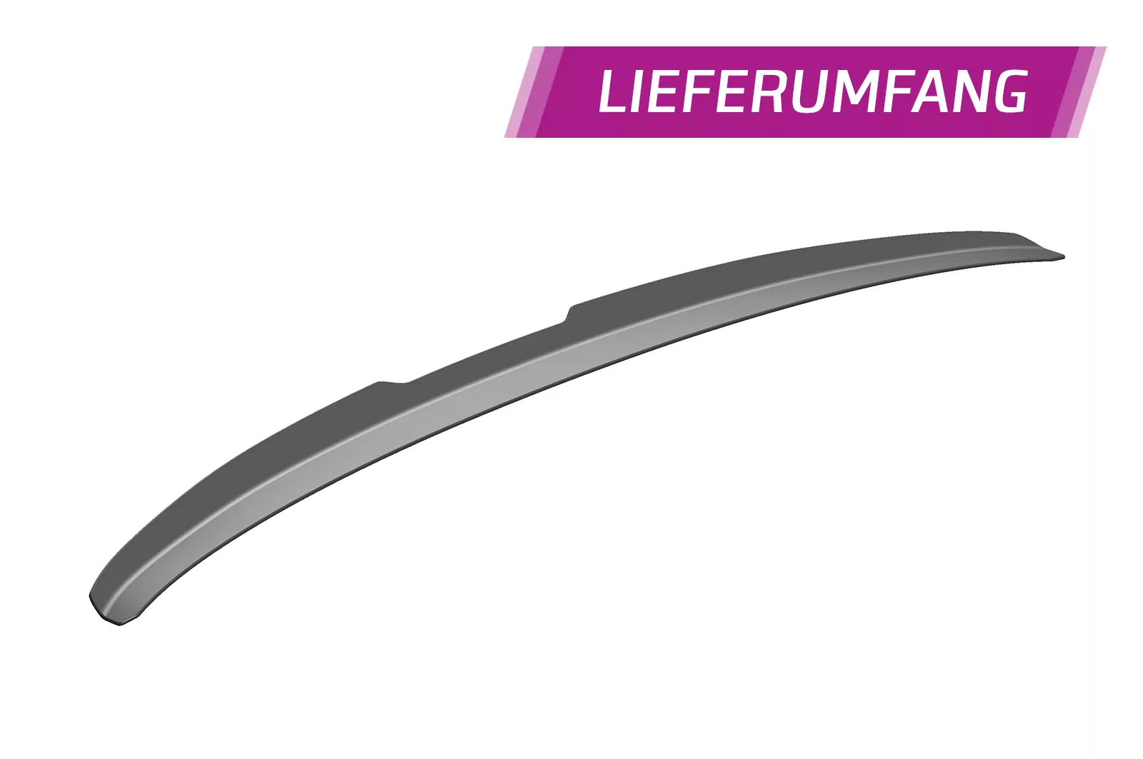 Heckflügel mit ABE für Audi A1 GB HF569 Strukturiert (schwarz matt)