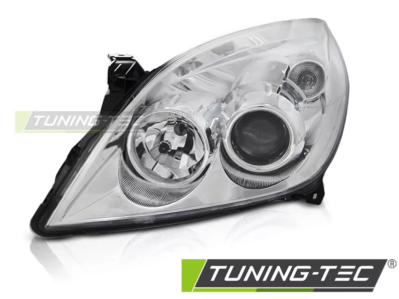 Headlights Chrome Left Side Tyc Fits Opel Vectra C 09.05-08