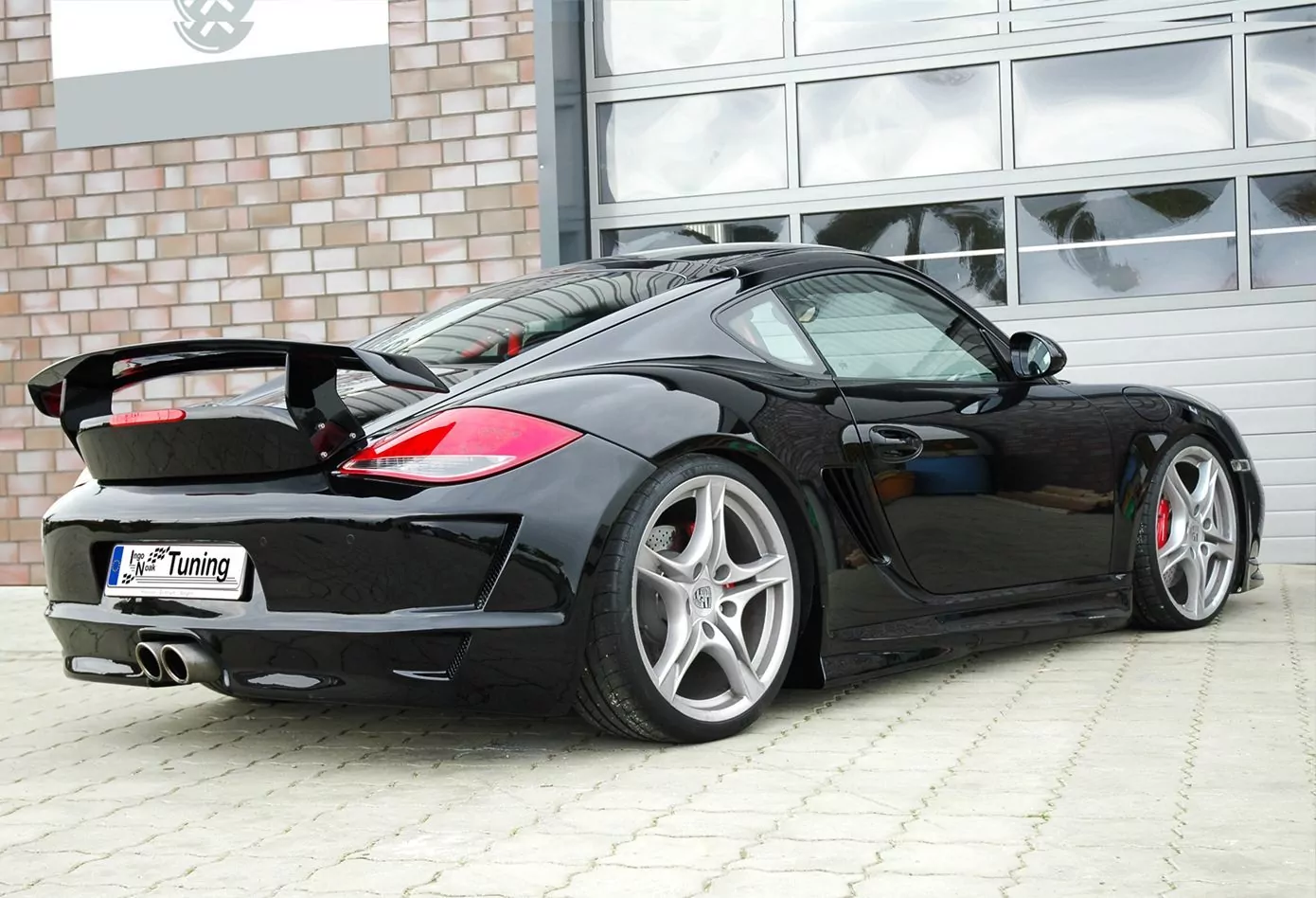 Heckspoiler Heckflügel Ducktail aus GFK für Porsche Cayman Boxster 987
