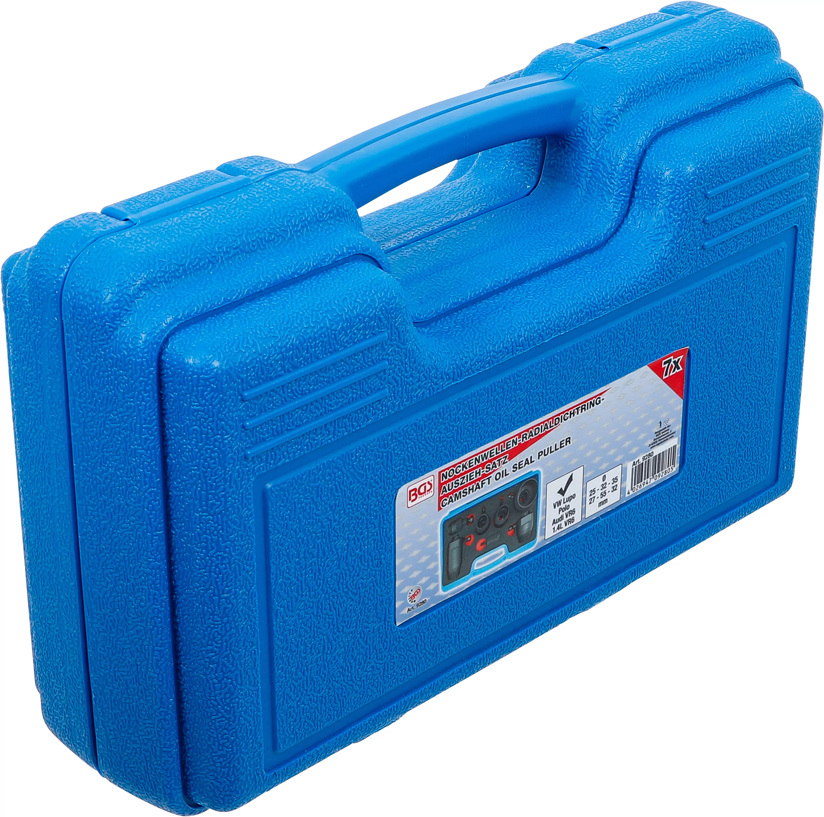 Kurbel-/Nockenwellen-Radialdichtring-Ausziehsatz | für VAG | 7-tlg.