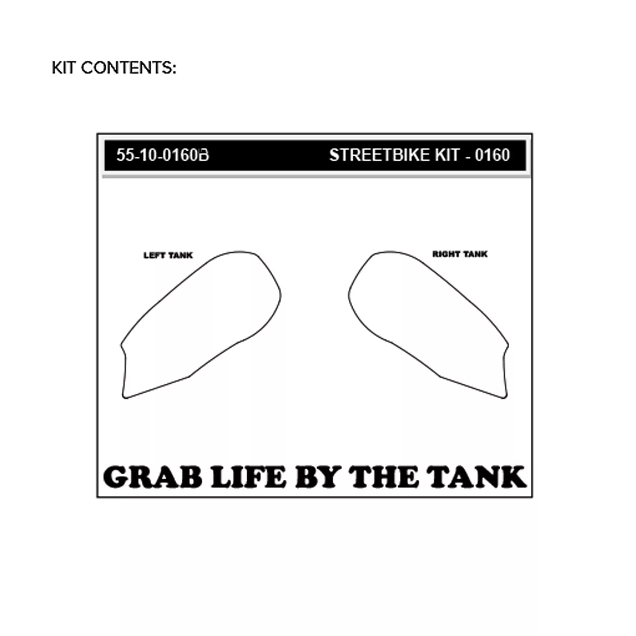 Stompgrip Traction Pad Volcano für Honda CB1000 R 18-22 Schwarz