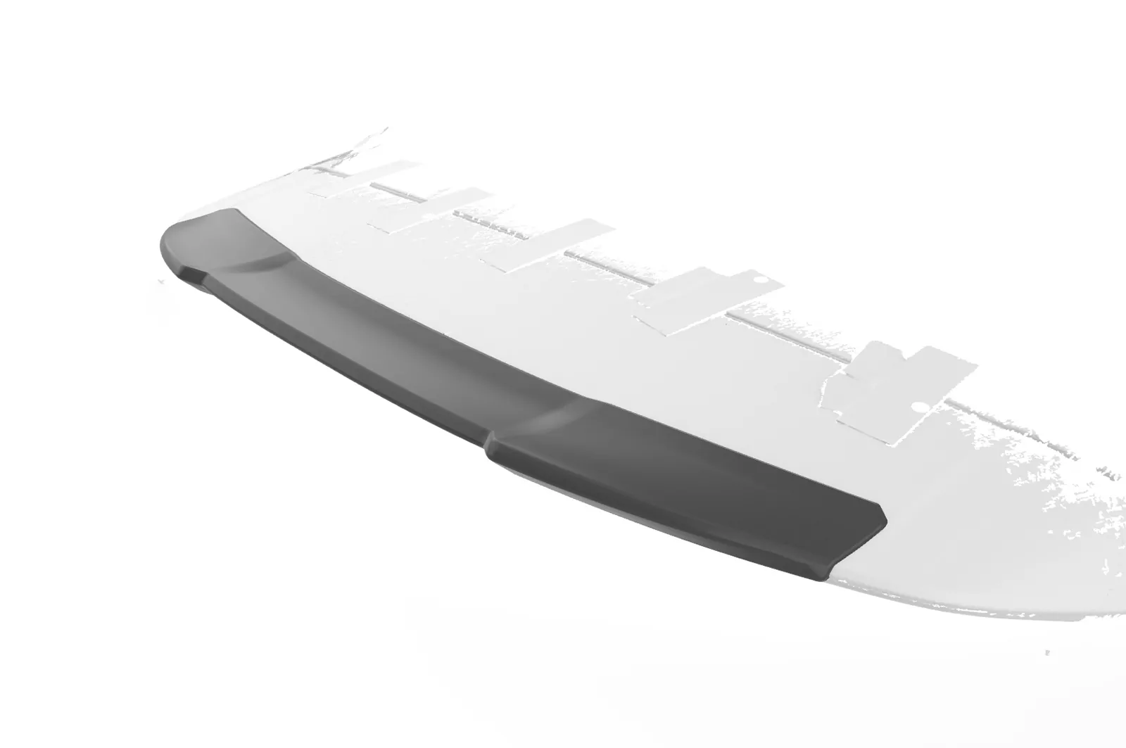 Heckflügel mit ABE für Audi Q7 / SQ7 (4M) HF991 Schwarz Strukturiert