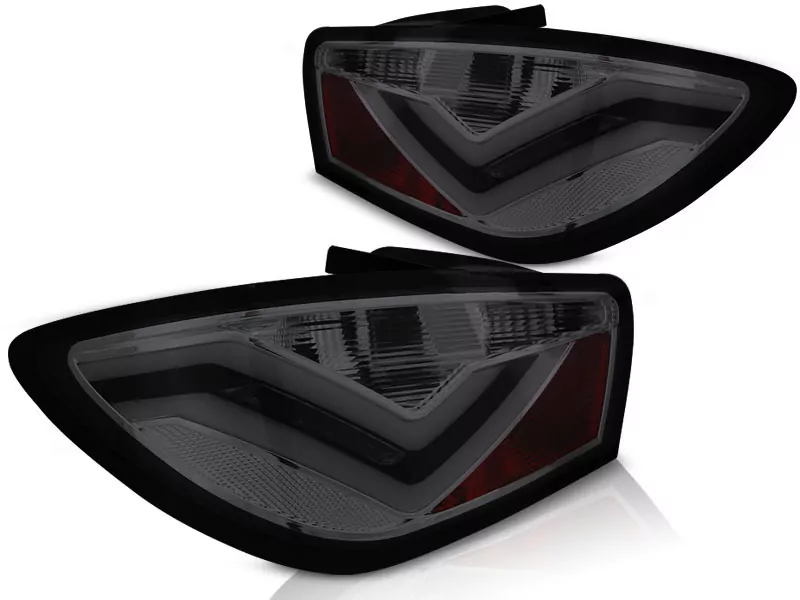 Led Bar Tail Lights Smoke Fits Seat Ibiza 6j 3d 06.08-12
