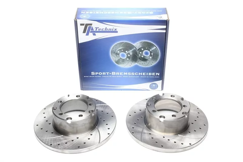 TA Technix Sport Bremsscheiben Satz Vorderachse passend für Mercedes Benz T1 Bus / T2