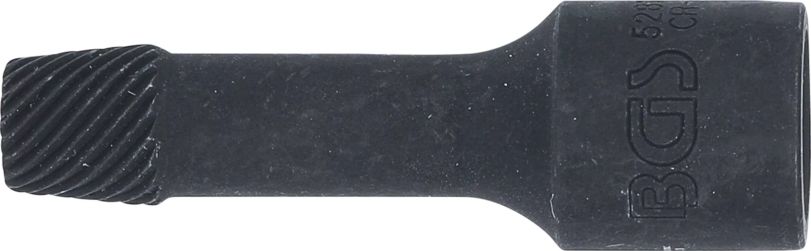 Spiral-Profil-Steckschlüssel-Einsatz / Schraubenausdreher | Antrieb Innenvierkant 10 mm (3/8") | 10 mm