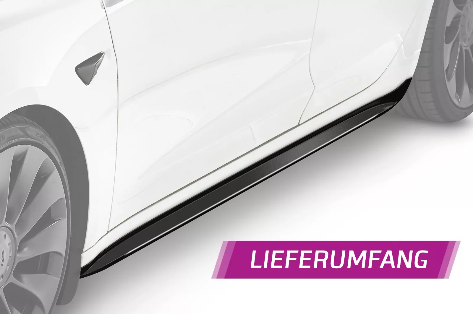 Seitenschweller für Tesla Model 3 SS474 Glossy (schwarz hochglanz)